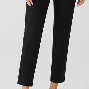 Eileen Fisher Washable Stretch Crepe Ankle Pant - Large